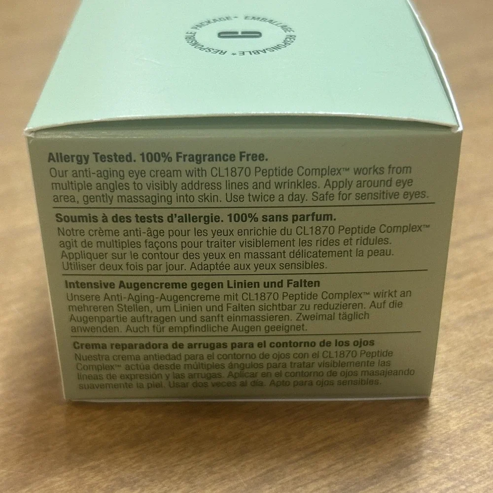 Clinique Smart Clinical Repair Eye Cream 1oz 30ml Purple Wrinkle Anti-Aging